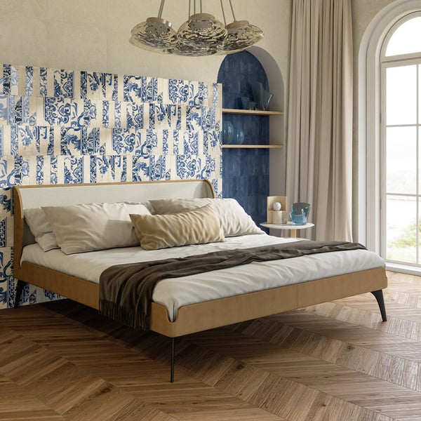 Πλακάκι Fregio Blu Maiolica 6x24 cm Marca Corona